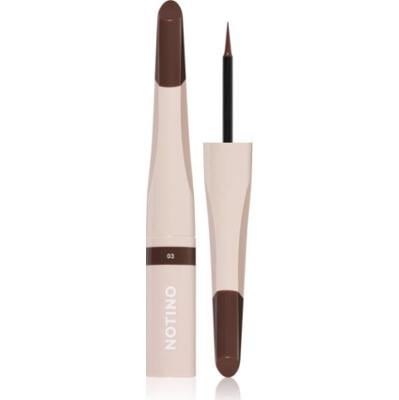 Notino Serum-Infused Lifeproof Eyebrow Liner płynne kredki do brwi z serum 03 Brown 2.8 ml