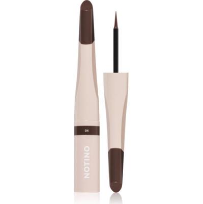 Notino Serum-Infused Lifeproof Eyebrow Liner płynne kredki do brwi z serum 04 Dark Brown 2.8 ml