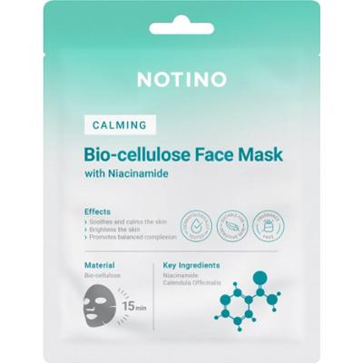 Notino Calming Bio-Cellulose Face Mask with Niacinamide maska łagodząca w płacie 25 g