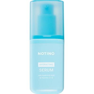 Notino Hydrating Serum with Hyaluronic Acid & Vitamins C + E serum nawilżające dla efektu rozjaśnienia i wygładzenia skóry 30 ml
