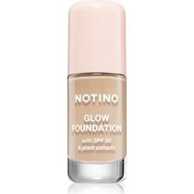 Notino Foundation Glow foundation with SPF 50 & plant extracts podkład rozjaśniający SPF 50 01 Light Warm 30 ml