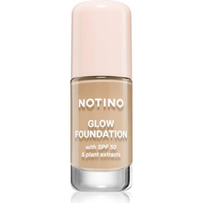 Notino Foundation Glow foundation with SPF 50 & plant extracts podkład rozjaśniający SPF 50 02 Light Warm 30 ml