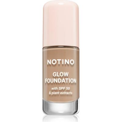 Notino Foundation Glow foundation with SPF 50 & plant extracts podkład rozjaśniający SPF 50 01 Light Medium Warm 30 ml