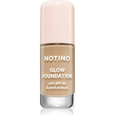 Notino Foundation Glow foundation with SPF 50 & plant extracts podkład rozjaśniający SPF 50 02 Light Medium Warm 30 ml