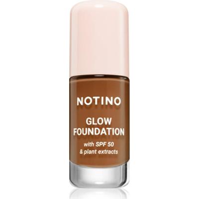 Notino Foundation Glow foundation with SPF 50 & plant extracts podkład rozjaśniający SPF 50 01 Deep Warm 30 ml