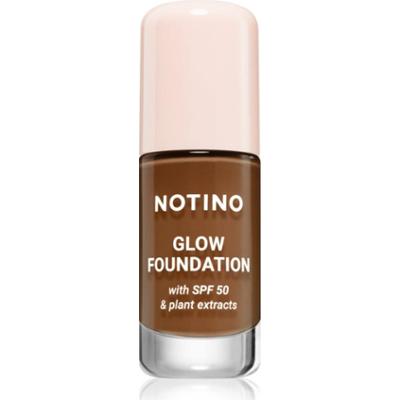 Notino Foundation Glow foundation with SPF 50 & plant extracts podkład rozjaśniający SPF 50 02 Deep Warm 30 ml