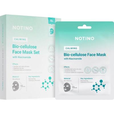 Notino Calming Bio-Cellulose Face Mask with Niacinamide zestaw maseczek płóciennych o działaniu uspokajającym