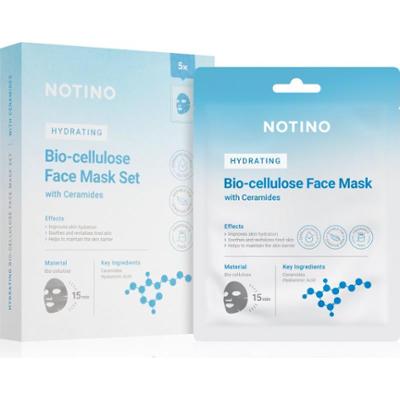 Notino Hydrating Bio-Cellulose Face Mask with Ceramides zestaw maseczek płóciennych o działaniu nawilżającym