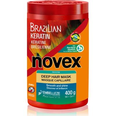 Novex Brazilian Keratin maseczka regenerująca do włosów zniszczonych 400 g