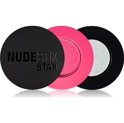 Nudestix Stax Set wielofunkcyjny kosmetyk do makijażu oczu, ust i twarzy odcień Pinkglow 2x2.5 g