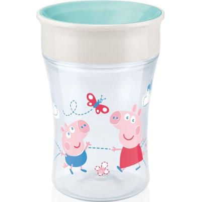 NUK Magic Cup Peppa Pig kubek z wieczkiem 8m+ 230 ml