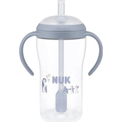 NUK Perfect Match Penguin butelka ze słomką 8m+ 260 ml