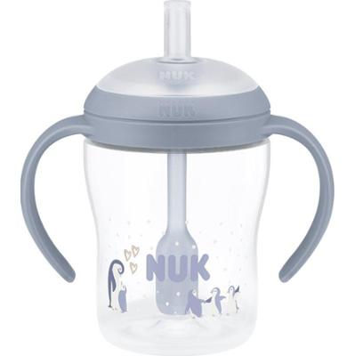 NUK Perfect Match Penguin butelka ze słomką 8m+ 150 ml