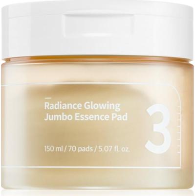 Numbuzin No. 3 Radiance Glowing Jumbo Essence Pad tonizujące płatki do twarzy do rozjaśnienia i nawilżenia 70 szt.