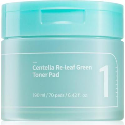 Numbuzin No. 1 Centella Re-Leaf Green Toner Pad tonizujące płatki do twarzy do łagodzenia 70 szt.