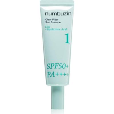 Numbuzin No. 1 Clear Filter Sun Essence esencja rozświetlająca o działaniu uspokajającym SPF 50+ 50 ml