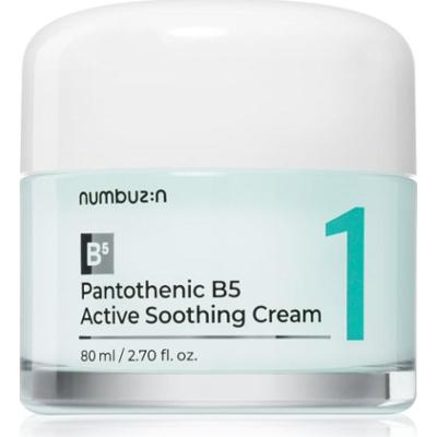 Numbuzin No. 1 Pantothenic B5 Active Soothing Cream łagodzący krem do twarzy o działaniu nawilżającym 80 ml