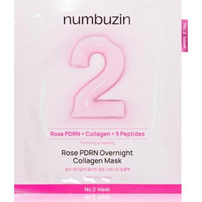 Numbuzin No. 2 Rose PDRN OverNight Collagen Mask maska głęboko odżywiająca na noc 4 szt.