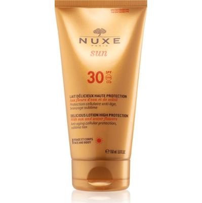 Nuxe Sun Delicious Cream High Protection mleczko do opalania do twarzy i ciała SPF 30 150 ml
