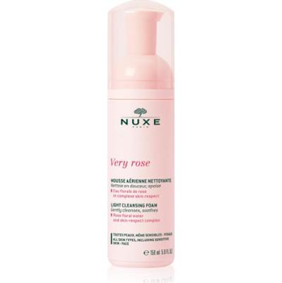 Nuxe Very Rose Light Cleansing Foam delikatna pianka oczyszczająca do wszystkich rodzajów skóry 150 ml