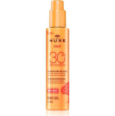 Nuxe Sun Delicious Solar Spray spray do opalania do twarzy i ciała SPF 30 150 ml