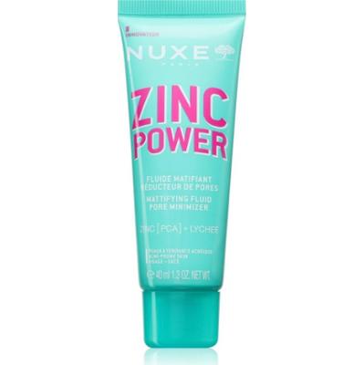 Nuxe Zinc Power Mattifying Fluid fluid matujący do skóry tłustej ze skłonnością do trądziku 40 ml
