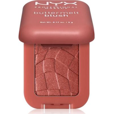 NYX Professional Makeup Buttermelt Blush pudrowy róż odcień 09 Feeling Butta 5 g