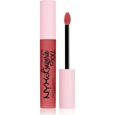 NYX Professional Makeup Lip Lingerie XXL pomadka w płynie o matowym wykończeniu odcień 03 - Xxpose me 4 ml
