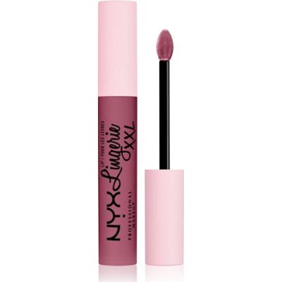 NYX Professional Makeup Lip Lingerie XXL pomadka w płynie o matowym wykończeniu odcień 16 - Unlaced 4 ml