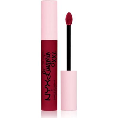 NYX Professional Makeup Lip Lingerie XXL pomadka w płynie o matowym wykończeniu odcień 22 - Sizzlin 4 ml