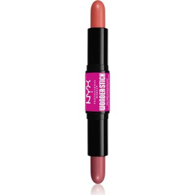 NYX Professional Makeup Wonder Stick Cream Blush Dwustronny sztyft do konturowania odcień 02 Honey Orange N Rose 2x4 g