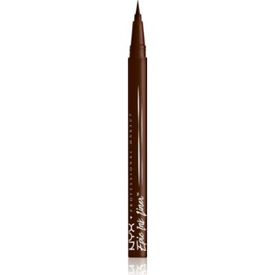 NYX Professional Makeup Epic Ink precyzyjny eyeliner wodoodporny odcień Milk Chocolate 1 ml