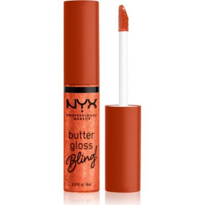 NYX Professional Makeup Butter Gloss Bling błyszczyk do ust z błyszczącymi cząsteczkami odcień 06 Shimmer Down 8 ml