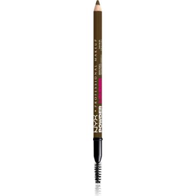 NYX Professional Makeup Powder Louder kredka do brwi ze szczotką odcień Taupe 1 szt.