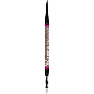 NYX Professional Makeup Blade & Shade kredka do brwi ze szczotką odcień 03 Cool Ash Brown g