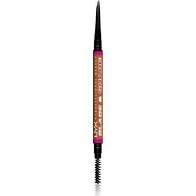 NYX Professional Makeup Blade & Shade kredka do brwi ze szczotką odcień 05 Auburn g