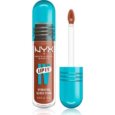 NYX Professional Makeup Lip IV długotrwały błyszczyk do ust o działaniu nawilżającym odcień 01 - CARAMEL DRIP 5 ml