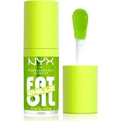 NYX Professional Makeup Fat Oil Chillz olejek do ust z efektem chłodzącym odcień 4.8 ml