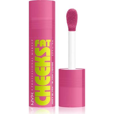NYX Professional Makeup Fat Cheeks Juicy Blush róż w płynie odcień 07 Plum Pop 8 ml
