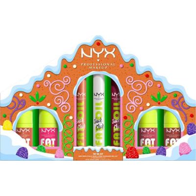 NYX Professional Makeup Gingerbaddie Land Fat Oil zestaw do ust