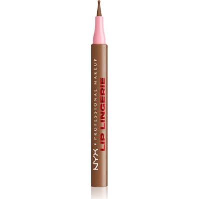 NYX Professional Makeup Lip Lingerie flamaster do ust dla długotrwałego efektu odcień 04 Steamy Spice 1 ml