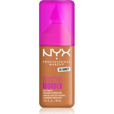 NYX Professional Makeup Make ‘Em Wonder lekki podkład matujący odcień 26 Honey 30 ml