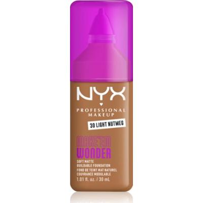 NYX Professional Makeup Make ‘Em Wonder lekki podkład matujący odcień 30 Light Nutmeg 30 ml