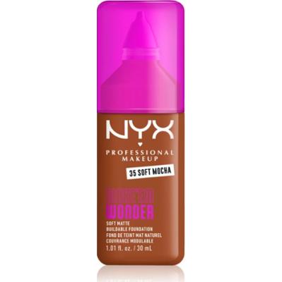 NYX Professional Makeup Make ‘Em Wonder lekki podkład matujący odcień 35 Soft Mocha 30 ml