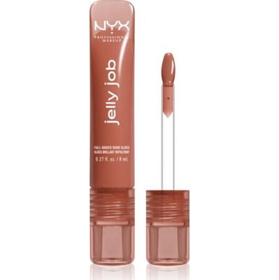 NYX Professional Makeup Jelly Job lśniący błyszczyk do ust z efektem powiększenia odcień Toast N´ Jelly 7.5 ml