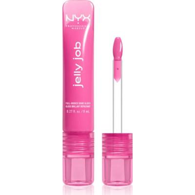 NYX Professional Makeup Jelly Job lśniący błyszczyk do ust z efektem powiększenia odcień Jelly Icing 7.5 ml