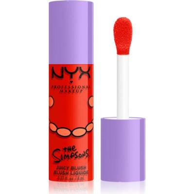 NYX Professional Makeup The Simpsons Fat Cheeks róż w płynie odcień Snarky Scarlet 8 ml