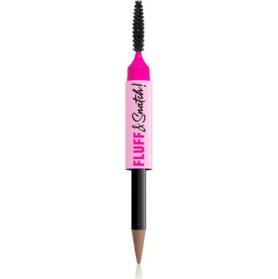 NYX Professional Makeup Fluff & Snatch kredka do brwi z pudrowym efektem odcień Ash Blonde 1 g