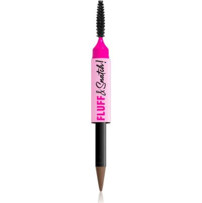 NYX Professional Makeup Fluff & Snatch kredka do brwi z pudrowym efektem odcień Taupe 1 g