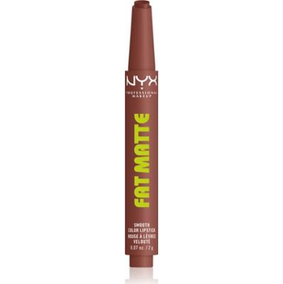 NYX Professional Makeup Fat Matte balsam do ust z efektem matującym Toasty Taupe 2 g